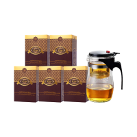 ราคา T Mixes Herbal Tea ชาสมุนไพร ทีมิกซ์ 5 กล่อง + แถมฟรี T Mixes Herbal Tea 2 กล่อง+ กาชงชา 1 ใบ (649625037264140)