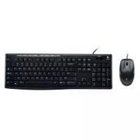 ราคา โลจิเทค เมาส์และคีย์บอร์ด Wired Mouse + Keyboard Mk200 (th/en) สีดำ (807619506076390)