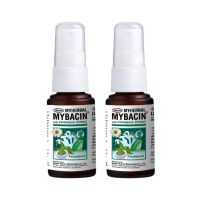 ราคา Myherbal Mybacin สเปรย์พ่นคอ สูตรสารสกัดจากฟ้าทะลายโจร แก้ไอ คออักเสบ ขนาด 15มล. แพ๊ค 2 ขวด (889408168645960)