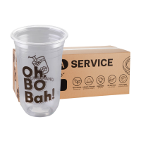 ราคา [obb22u] แก้วพลาสติก ชาไข่มุก สกรีนลาย Oh Bo Bah ขนาด 22 ออนซ์ ปาก 95 ทรงแคปซูล บรรจุ (50 ใบ/แถว) x 5 แพ็ค (559782453451883)