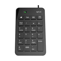 ราคา คิวพลัส คีย์บอร์ดตัวเลข Wired Numeric Keypad รุ่น 1810 สีดำ (936028086688003)