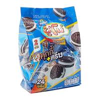 ราคา ซูโม่ มินิคุกกี้ ไส้ครีม 10 ก. x 24 (7416137187523)