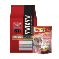 ราคา Maxima Cat Maintenance 2 Kg อาหารสำหรับแมว 2 กก. แถมฟรี อาหารเปียกแมว (346106222745650)
