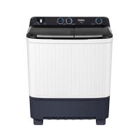 ราคา Haier เครื่องซักผ้า 2 ถัง กึ่งอัตโนมัติ ความจุ 7.5 Kg รุ่น Htw70-1217bs สีขาว (704104344428570)