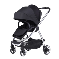 ราคา Imp Baby รุ่น 2 Way (h 908) รถเข็นเด็ก (หันได้ 2 ทิศทาง) แบรนด์ฝรั่งเศส รับน้ำหนักได้ 15 kg. Metal Black (905510351118497)