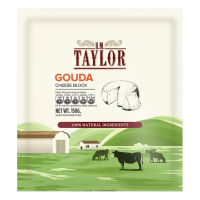 ราคา B.m. Taylor Natural Cheese Block บี.เอ็ม. เทลเล่อร์ เนเชอรัล ชีสบล็อค 150g (1) Gouda เกาด้า (981096000517270)
