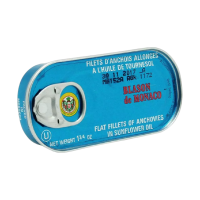 ราคา Blason de Monaco Anchovy in Sunflower Oil บลาซันเดอโมนาโค แอนโชวี่ในน้ำมันทานตะวัน 50g (498419398834830)