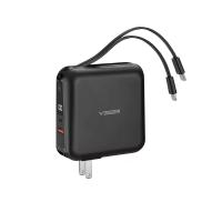 ราคา Veger P15 Power Bank 15000 Mah With Built In Cable And Adapter 20w พาวเวอร์แบงค์ Black (539423928571378)