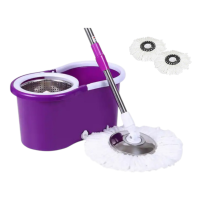 ราคา Homesurely ถังปั่นและไม้ถูพื้น ตะกร้าปั่นแห้งสแตนเลส สีม่วง รุ่น Cleaning0019 ขนาด กว้าง21.5 ยาว 39 สูง20ซม. (600008407094305)