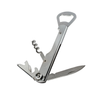 ราคา Fackelmann ที่เปิดขวดไวน์ อเนกประสงค์ 4-in-1 (waiters Corkscrew) ที่เปิดขวด ที่เปิดฝาจีบ มีดตัดฟอยล์ ชุบโครเมียม (729825744671341)