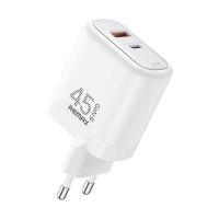 ราคา Remax Adapter 3 Ports (1 Usb + 2 Type-c)remax+cable Type-c (45w,u60) White - A0168833 (148609374166027)