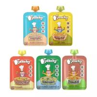 ราคา Peachy อาหารเสริมสำหรับเด็ก 7 เดือน ขึ้นไป แพ๊ค 5 ถุง undefined คละรส รสละ 1 ถุง (r9,r10,r11,r22,r23) (964790330341611)