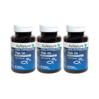 ราคา Asnature Fish oil - น้ำมันปลา จากปลาทะเล ผสมวิตามินอี (3 กระปุก) Gms0039jfa (461990683167372)