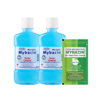ราคา Mybacin น้ำยาบ้วนปาก โปรโมชั่น 1 แถม 2 สูตรทาร์ทาร์ 250ml (654661004069387)