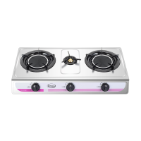 ราคา Gmax เตาแก๊สสแตนเลส3หัว (2หัวอินฟาเรด+1หัวฟู่เล็ก) รุ่น Gl-303-351 (รับประกัน1ปี) (6969860882627)
