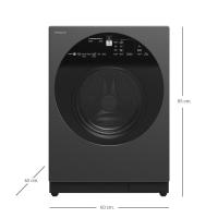 ราคา Hitachi เครื่องซักผ้า Front Loading รุ่น Bd-100xgv สี Mauve Gray แถมฟรีผ้าคลุมเครื่องซักผ้า (860407168377394)