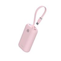 ราคา iwalk Power Mini แบตสำรองพกพาแบบมีสายชาร์จในตัว ความจุ 10000mahชาร์จเร็ว 22.5wรองรับ iphone17,16,15 สีชมพู (990043175744773)