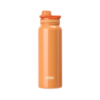 ราคา Tyeso Sports ขวดน้ำสแตนเลส 304 ทรงสปอร์ต เก็บอุณหภูมิ ร้อน-เย็น สีส้ม (salmon) ขนาด 1050 ml (662655719586483)