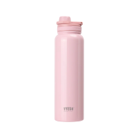 ราคา Tyeso Sports ขวดน้ำสแตนเลส 304 ทรงสปอร์ต เก็บอุณหภูมิ ร้อน-เย็น สีชมพูนมเย็น (milky Pink) ขนาด 1200 ml (705200585494088)