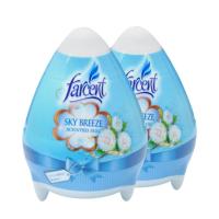 ราคา [2 ชิ้น] ฟาร์เซ็นท์ เจลหอมปรับอากาศรูปไข่ 170 ก. - Farcent Scented Egg Gel 170 g. x 2 pcs. สกายบรีซ (554976580376338)