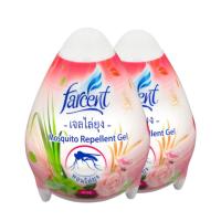 ราคา [2 ชิ้น] ฟาร์เซ็นท์ เจลหอมปรับอากาศรูปไข่ 170 ก. - Farcent Scented Egg Gel 170 g. x 2 pcs. ไล่ยุง-กุหลาบ (273283724522959)