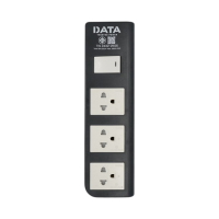 Data ปลั๊กไฟ ดาต้า 3 4 ช่อง 1 2 สวิตช์ สาย 3 5 เมตร รุ่น Apdw-series ปลั๊กพ่วง มอกแท้ กันไฟกระชาก Apdw4245 สาย 5 เมตร (625580406731589)