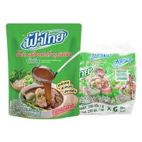 ราคา ฟ้าไทย น้ำก๋วยเตี๋ยวสำเร็จรูปเข้มข้น (น้ำข้น) 350 ก. x 6 (6974556799171)