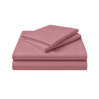 Charm Essentials 6 ฟุต ผ้าปูรัดมุม+ปลอกหมอน เนื้อผ้า Aerosoft สี Dusty Pink (342839244362876)