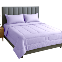 Charm Classic ผ้าปูที่นอน+ผ้านวม 5 ฟุต สี Lavender (217050768408918)