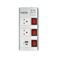ราคา Data ปลั๊กไฟ รุ่น Hmdu326 2 ช่อง 3 สวิตช์ Usb 1a 1c รองรับกำลังไฟ 3600watt ปลั๊กพ่วง มอกแท้ ปลั๊กสามตา เงิน,usb A+c 3 เมตร (610022515468852)