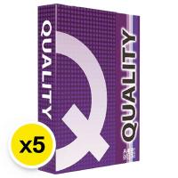 ราคา ควอลิตี้ กระดาษถ่ายเอกสาร A4 80 แกรม 500 แผ่น x 5 (7352570544323)