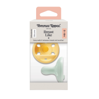 ราคา Tommee Tippee จุกหลอก Breastlike (แพ็ก 2) ทรงเสมือนเต้านมแม่ นุ่มพิเศษ สำหรับเด็ก 0-6m (801879041901323)