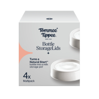 ราคา Tommee Tippee ฝาปิดขวดนม (bottle Lid) แพ็ก 4 ชิ้น สำหรับปิดขวดเก็บน้ำนมรุ่น Natural Start (531199737399979)