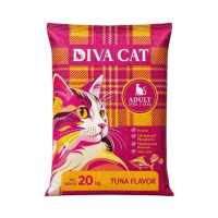 ราคา [ยกกระสอบ 20 Kg.] อาหารเม็ดแมว ดีว่าแคท Diva Cat รสปลาทูน่า สำหรับแมวโต 1 ปีขึ้นไป ยกกระสอบ 20 Kg. (748163131635290)