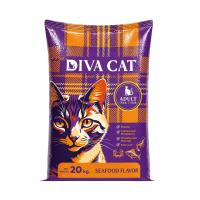 ราคา [ยกกระสอบ 20 Kg.] อาหารเม็ดแมว ดีว่าแคท Diva Cat รสซีฟู้ด สำหรับแมวโต 1 ปีขึ้นไป ยกกระสอบ (แบ่งถุงย่อยx20ถุง) (257412043227324)