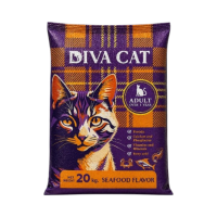 ราคา [ยกกระสอบ 20 Kg.] อาหารเม็ดแมว ดีว่าแคท Diva Cat รสซีฟู้ด สำหรับแมวโต 1 ปีขึ้นไป ยกกระสอบ 20 Kg. (291068614038680)