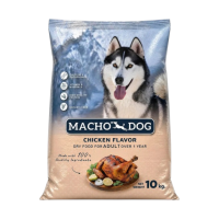 ราคา [กระสอบ10kg.] อาหารเม็ดสุนัข Macho Dog มาโช ด็อก รสไก่ สำหรับสุนัขโต 1 ปีขึ้นไป ขนาด 10 Kg. (507492751997908)
