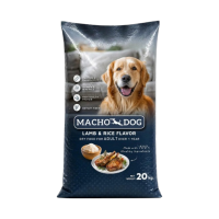ราคา [กระสอบ20kg.] อาหารเม็ดสุนัข Macho Dog มาโช ด็อก รสแกะและข้าว สำหรับสุนัขโต 1 ปีขึ้นไปขนาด ยกกระสอบ (แบ่งถุงย่อยx20ถุง) (648436505764043)