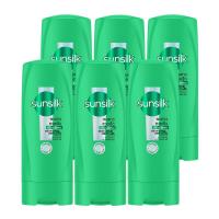 ราคา ซันซิล ครีมนวดผม สูตรเฮลธีเออร์ แอนด์ ลอง สีเขียว 60 มล. x 6 (7325021077699)