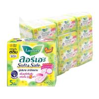 ราคา ลอรีเอะ ซอฟท์&เซฟ สลิม 5 ชิ้น x 12 (7352453759171)