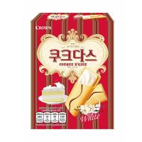 ราคา คราวน์ คูคูดาส ไวท์ทอร์ต บิสกิตสอดไส้ครีมรสวานิลลา 128 ก. (785544521541057)