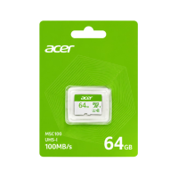 ราคา Acer Msc100 microsd Card 64gb (เมมโมรี่การ์ด) C10 U3 Uhs-i R100/w30 Mb/s รองรับ 4k Video (529892021588877)