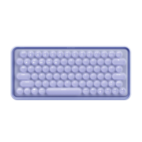 ราคา Rapoo Ralemo Pre 5 Vintage Keyboard คีย์บอร์ดวินเทจ คีย์บอร์ดไร้สาย คีย์ Eng 79 คีย์ มีไฟแบ็คไลท์ Purple (630860396852637)