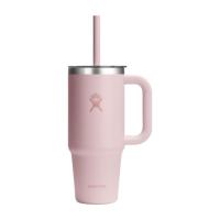 Hydro Flask Tumbler Model Travel Tumbler All Around Clear Lid 24 Oz Tonal Trillium (743504477519628)