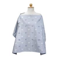 Fortae Baby ผ้าคลุมให้นมผ้ามัสลิน Cotton100% Nursing cover Muslin Cotton100% ฟอร์เต้ รุ่น Na201 ฟ้าเทาหัวใจ (985395132874684)