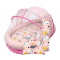 ราคา Fortae Baby ที่นอนเด็กอ่อนพร้อมมุ้งครอบ ที่นอนมุ้งขนาดใหญ่ ถอดซักได้ ฟอร์เต้ รุ่นna032 ชมพูเมฆ (281194762170958)