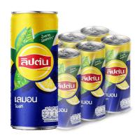 ราคา ลิปตัน ชาดำพร้อมดื่ม รสเลมอน 245 มล. x 6 (7164696101059)