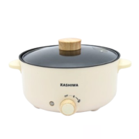ราคา Kashiwa รุ่น Kw-352 หม้อมินิไฟฟ้า กำลังไฟ 1000w หม้อไฟฟ้า หม้อสุกี้ ชาบู หม้ออเนกประสงค์ ความจุ 3 ลิตร (727094537290619)