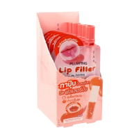 ราคา [กล่องx6 ซอง] Ran Plumping Lip Filler รัน พลัมปิ้ง ลิป ฟิลเลอร์ (แบบซอง) 2 สี Nude Peach (759808788501536)