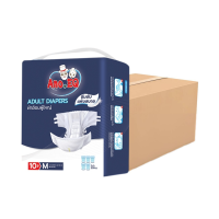 Ano.eq (ยกลังสุดคุ้ม 100 ชิ้น) ผ้าอ้อมผู้ใหญ่ แบบเทป ซึมซับแห้งสบาย 500cc Size M - แพมเพิสผู้ใหญ่ เกรดการแพทย์ (972444666805632)